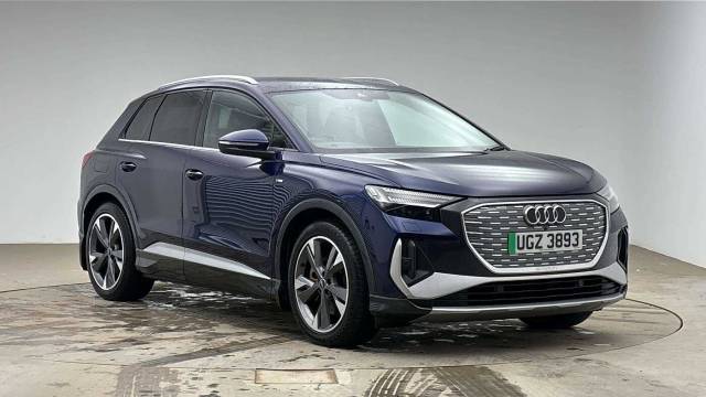 Audi Q4 e-tron Q4  Launch Edition 40 e-tron  150,00 kW 4x4 vehicle Electric Navarra Blue Metallic