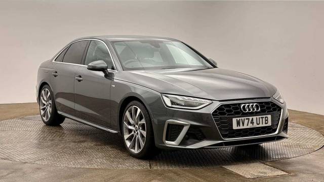 Audi A4 Saloon 2.0 S line 40 TFSI  204 PS S tronic Saloon Petrol Daytona Grey Pearl Effect