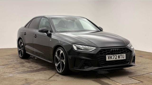 Audi A4 Saloon 2.0 Black Edition 40 TFSI  204 PS S tronic Saloon Petrol Myth Black Metallic