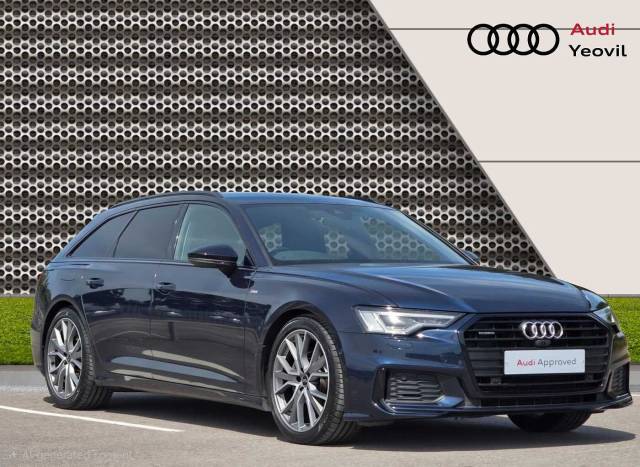 Audi A6 2.0 Avant Black Edition 40 TDI quattro 204 PS S tronic Estate Diesel Firmament Blue Metallic