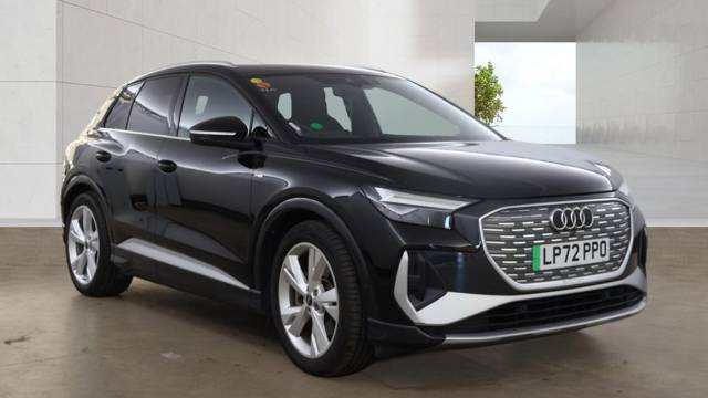 Audi Q4 e-tron Q4  S line 40 e-tron  150,00 kW 4x4 vehicle Electric Mythos black, metallic