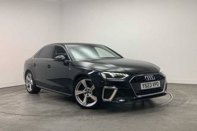 Audi A4 Saloon 2.0 S line 35 TFSI  150 PS S tronic Saloon Petrol Myth Black Metallic