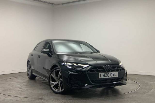 Audi A3 Sportback 2.0 Black Edition TDI  150 PS S tronic Hatchback Diesel Mythos black, metallic