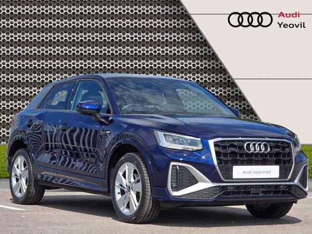 Audi Q2 1.5 S line 35 TFSI  150 PS S tronic 4x4 vehicle Petrol Navarra Blue Metallic