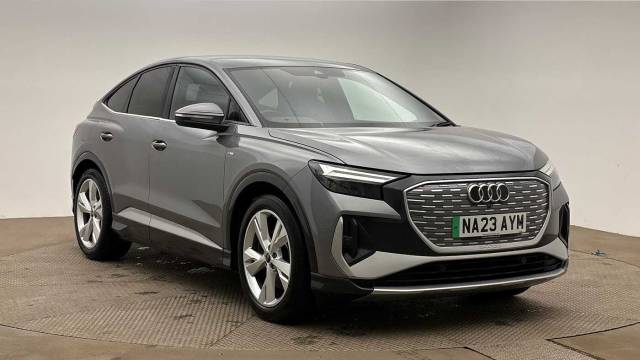 Audi Q4 Sportback e-tron Q4 Sportback S line 40 e-tron  150,00 kW 4x4 vehicle Electric Typhoon grey, metallic