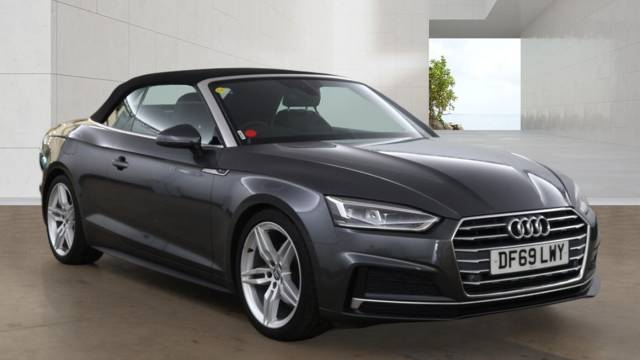 Audi A5 Cabriolet 2.0 S line 40 TFSI  190 PS S tronic Sports car Petrol Daytona Grey Pearlescent