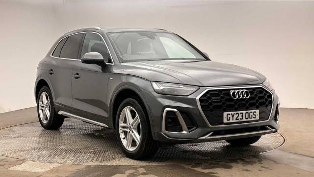 Audi Q5 2.0 S line 45 TFSI quattro 265 PS S tronic 4x4 vehicle Petrol Daytona grey, pearl effect