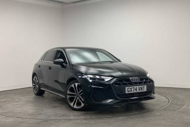 Audi A3 Sportback 1.5 S line 30 TFSI  116 PS S tronic Hatchback Petrol Mythos black, metallic