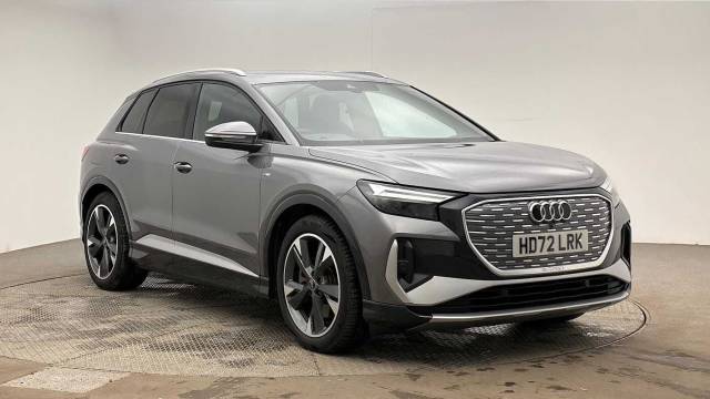 Audi Q4 e-tron S line 40  150,00 kW 4x4 vehicle Electric Typhoon grey, metallic