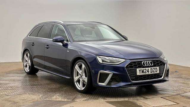 Audi A4 Avant 2.0 Avant S line 40 TFSI  204 PS S tronic Estate Petrol Navarra Blue Metallic