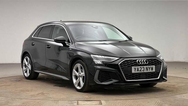 Audi A3 Sportback 1.0 S line 30 TFSI  110 PS 6-speed Hatchback Petrol Mythos black, metallic