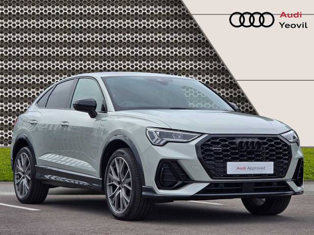 Audi Q3 Sportback 2.0 Black Edition 40 TDI quattro 200 PS S tronic 4x4 vehicle Diesel Dew silver, metallic