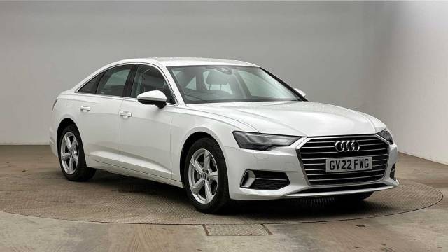 Audi A6 Saloon 2.0 Sport 40 TFSI  204 PS S tronic Saloon Petrol Ibis White