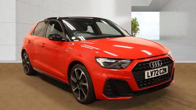Audi A1 Sportback 1.0 Black Edition 30 TFSI  110 PS S tronic Hatchback Petrol Misano Red Pearlescent