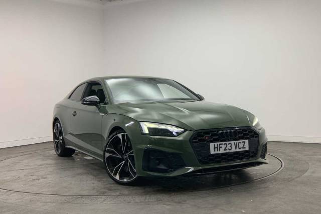 Audi A5 Coupe 3.0 S5 Coup- Black Edition TDI  341 PS tiptronic Coupe Diesel District green, metallic