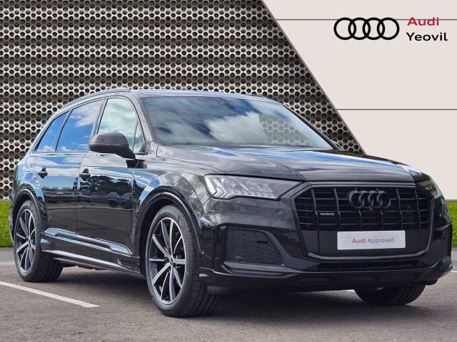 Audi Q7 3.0 MY23.5 Black Edition 50 TDI quattro 286 PS tiptronic 4x4 vehicle Diesel Mythos black, metallic