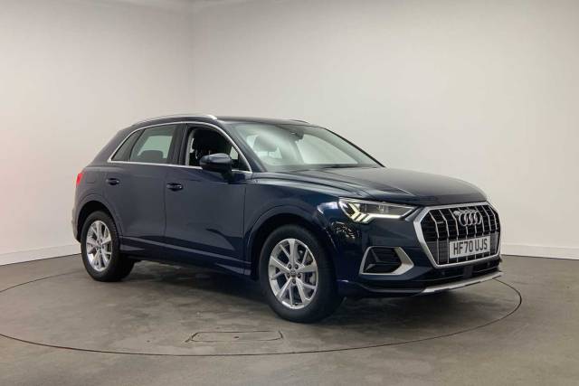 Audi Q3 2.0 Sport 35 TDI quattro 150 PS 6-speed 4x4 vehicle Diesel Cosmos Blue Metallic