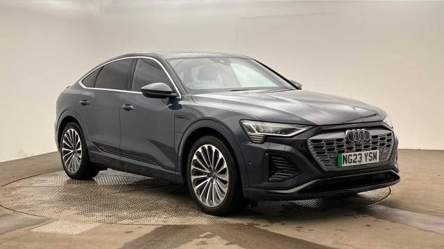 Audi Q8 e-tron Sportback S line 55 e-tron quattro 300,00 kW 4x4 vehicle Electric Plasma blue, metallic