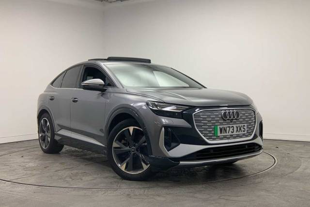 Audi Q4 Sportback e-tron (S) S line 40  150,00 kW 4x4 vehicle Electric Typhoon grey, metallic