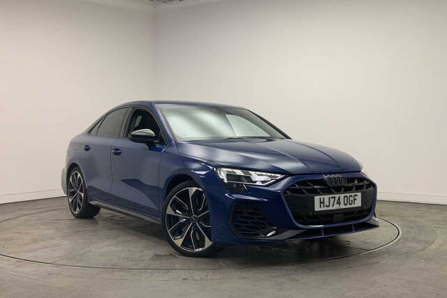 Audi S3 Saloon 2.0 Black Edition TFSI  333 PS S tronic Saloon Petrol Ascari Blue Metallic
