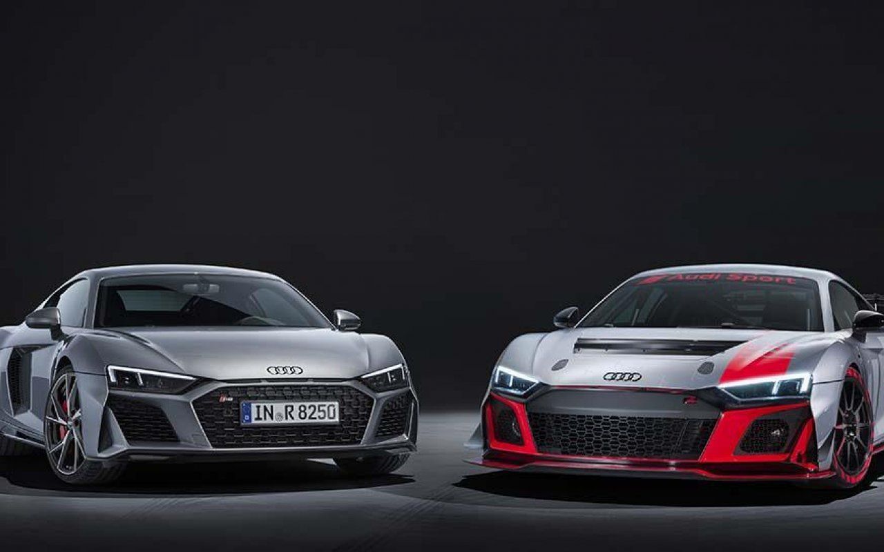 Even sharper and more striking: the Audi R8 V10 RWD and the Audi R8 LMS GT4