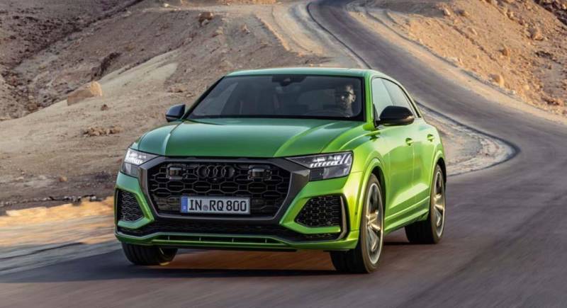 Audi RS Q8 exterior features