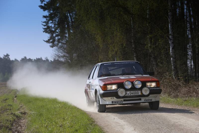 Audi quattro rally roads
