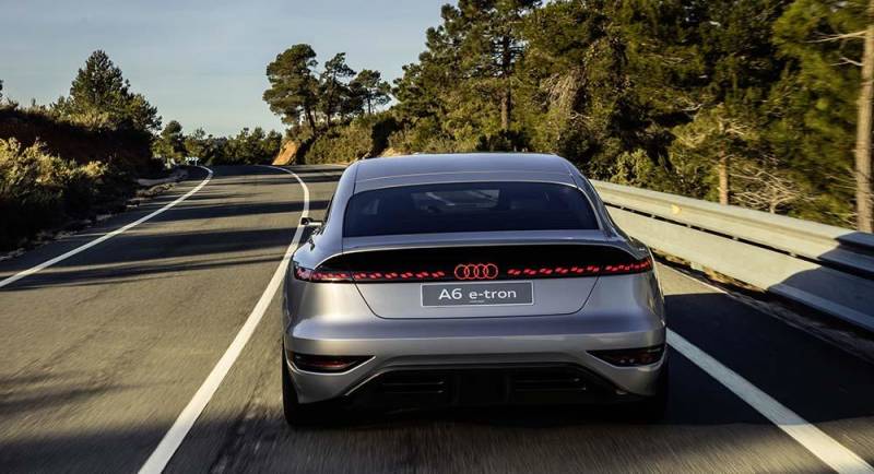 Audi A6 e-tron concept’s lighting technology