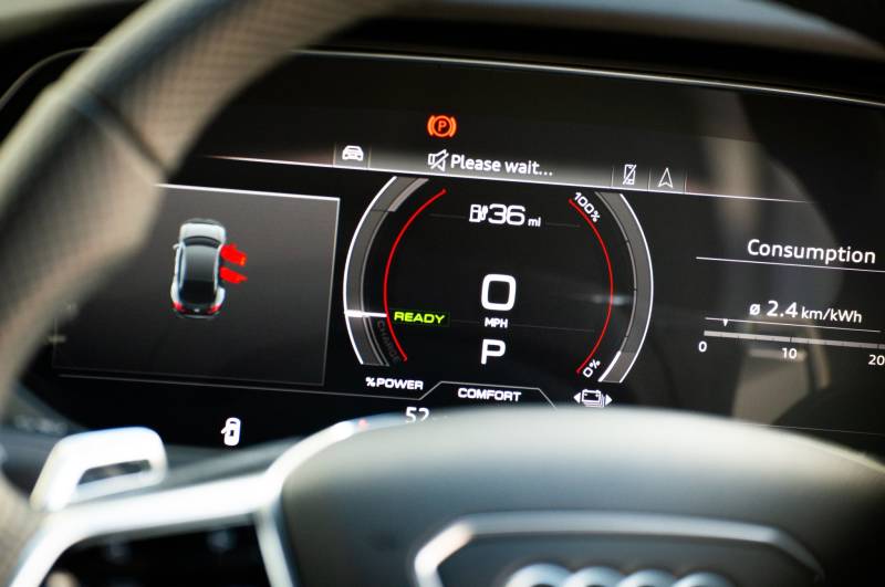 Audi RS e-Tron GT Dashboard