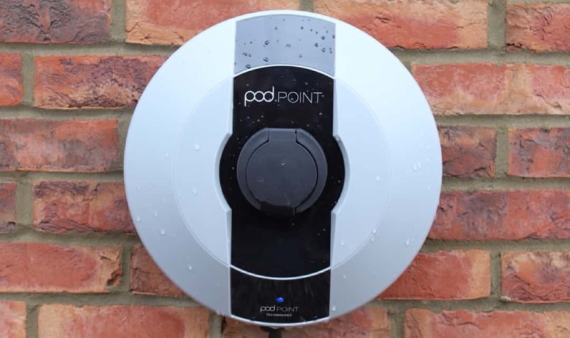 Electric car charging point - Pod Point