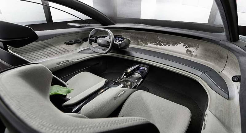 Audi grandsphere steering wheel