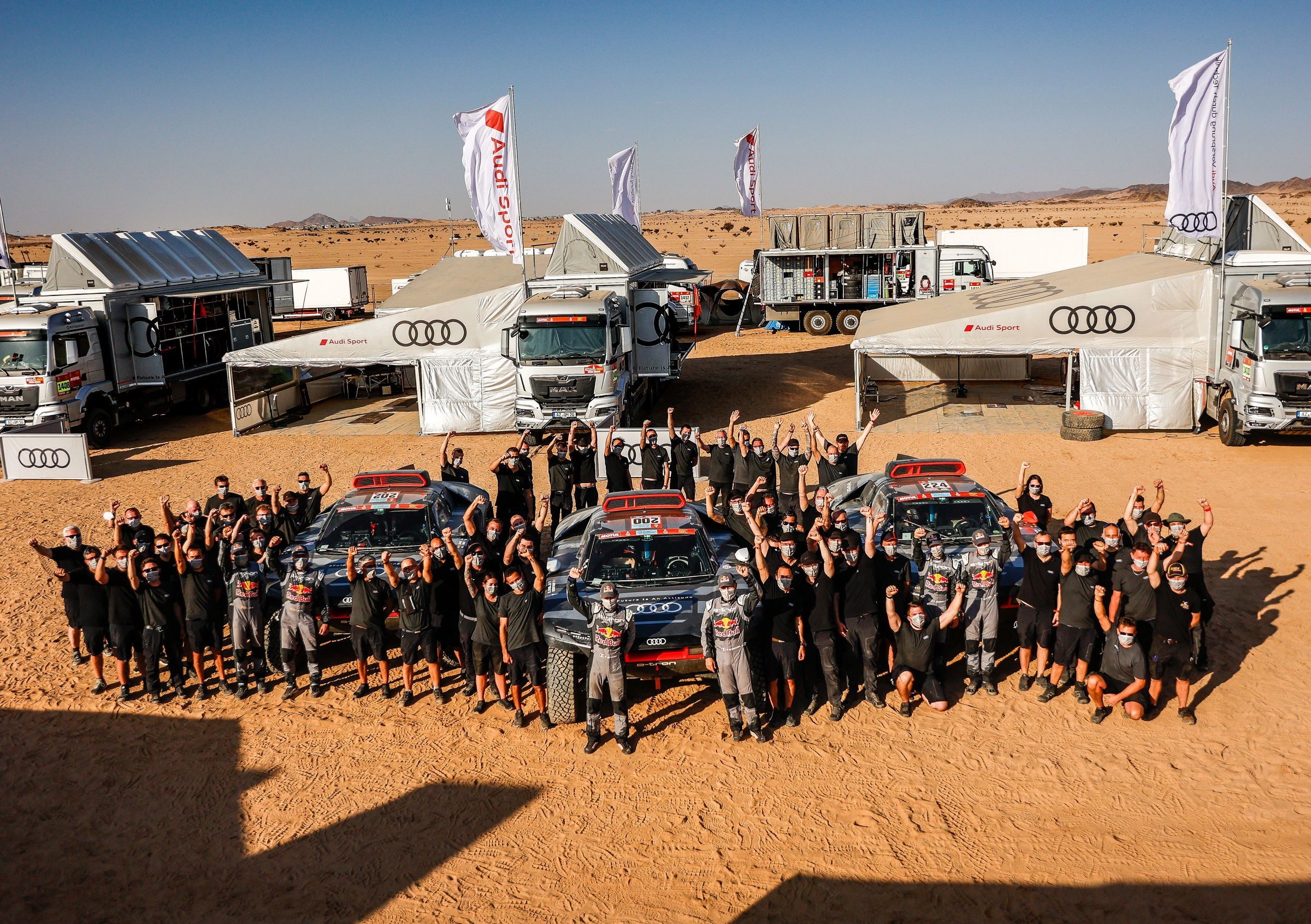 Audi RS Q e-tron at the Dakar Rally: Successful start into a new era