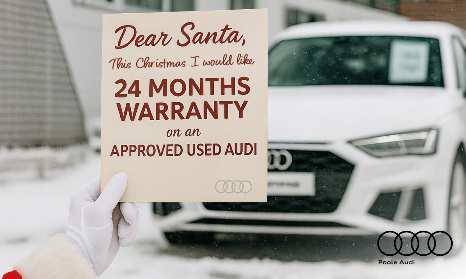 24-months Warranty on a Approved Used Audi